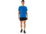 Camiseta Asics Hthr Tech Hombre Azul Francés Estilo Casual - Image 4