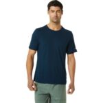 Camiseta Asics Hthr Tech Hombre Lago Brezo Confortable y Estilosa