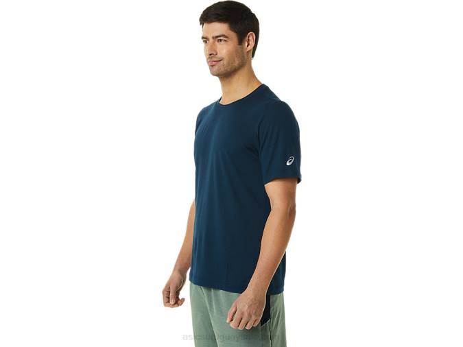Camiseta Asics Hthr Tech Hombre Lago Brezo Confortable y Estilosa - Image 3