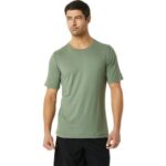 Camiseta Asics Hthr Tech Hombre Verde Liquen Estilo Comodidad
