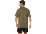 Camiseta Asics Hthr Tech Hombre Verde Oliva Trendy - Image 2