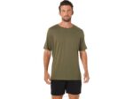Camiseta Asics Hthr Tech Hombre Verde Oliva Trendy