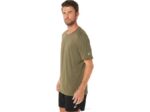 Camiseta Asics Hthr Tech Hombre Verde Oliva Trendy - Image 3