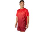 Camiseta Asics Kasane Hombre Rojo Eléctrico Burdeos Estilo Deportivo