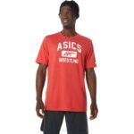 Camiseta Asics Lucha Libre Unisex Brezo Rojo Estilo Único