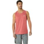 Camiseta Asics Lyte Hombre Brezo Rojo Clásico Estilo Deportivo