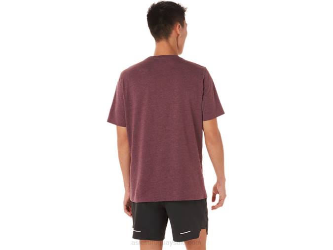 Camiseta Asics Manga Corta Logo Lockup Brezo Profundo - Image 2