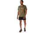 Camiseta Asics Manto Verde Logo Fujitrail Hombre Performance - Image 4