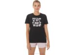 Camiseta Asics Mujer Hibisco Rendimiento Negra Trendy