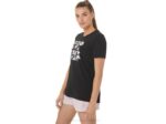 Camiseta Asics Mujer Hibisco Rendimiento Negra Trendy - Image 3
