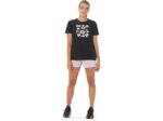 Camiseta Asics Mujer Hibisco Rendimiento Negra Trendy - Image 5
