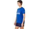 Camiseta Asics Mujer Manga Corta Azul Listo para Acción - Image 3