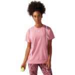 Camiseta Asics Mujer Manga Corta Strong 92 Rosa Brillante