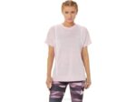 Camiseta Asics Mujer Manga Corta Strong 92 Rosa Claro Brillante