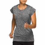 Camiseta Asics Race Mujer Sin Costuras Rendimiento Negra
