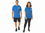 Camiseta Asics Rayas Amanecer Lago Estilo y Comodidad