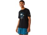 Camiseta Asics Rendimiento Manga Corta Logo Fujitrail Negra - Image 3