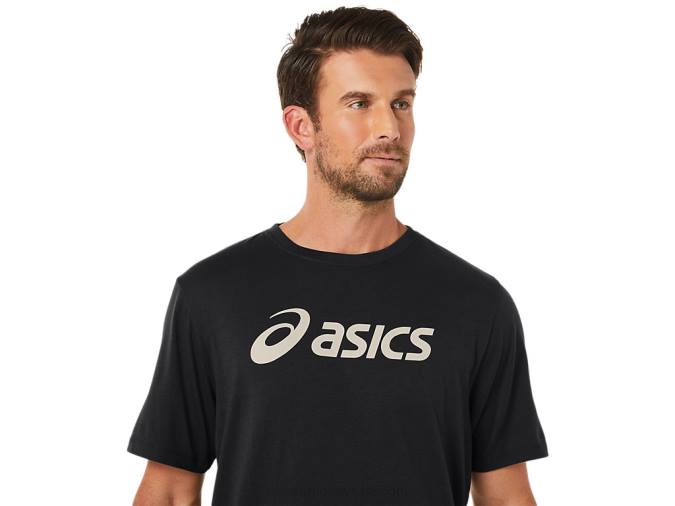 Camiseta Asics Rendimiento Negra con Logo Lockup XG Manga Corta - Image 4