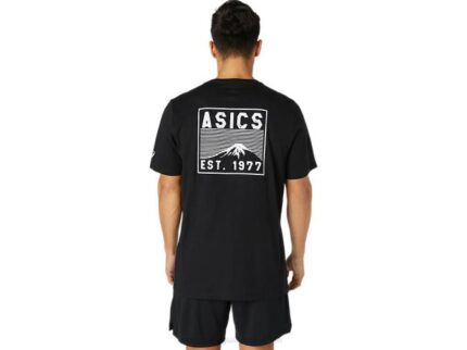 Camiseta Asics Rendimiento Negra Fuji 1977 Estilo Único