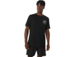 Camiseta Asics Rendimiento Negra Logo Luminoso Orcos - Image 2