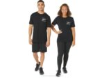 Camiseta Asics Rendimiento Negra Logo Luminoso Orcos