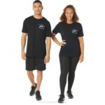 Camiseta Asics Rendimiento Negra Logo Luminoso Orcos