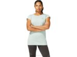 Camiseta Asics sin Costuras Race Mujer Gris Pizarra