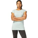 Camiseta Asics sin Costuras Race Mujer Gris Pizarra