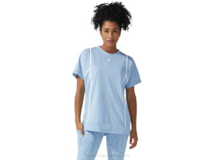 Camiseta Asics Strong 92 Mujer Niebla Blanco Brillante