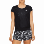 Camiseta Asics Ventilada Future Tokyo Mujer Negra