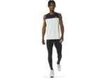 Camiseta de Carrera Masculina Asics Rendimiento Negro Salvia Claro - Image 5