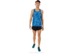 Camiseta de Malla Ligera Asics Hombre Azul Ideal para Entrenamiento - Image 4