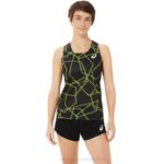 Camiseta de Malla Ligera Asics Rendimiento Negra para Mujer
