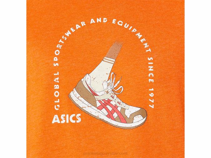Camiseta de Manga Corta Asics Brezo de Caléndula Estilo Deportivo 1977 - Image 2