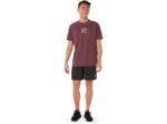 Camiseta de manga corta Asics Brezo profundo para corredores - Image 4