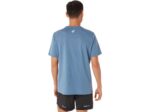 Camiseta de Manga Corta Asics Club de Carrera Azul Energía - Image 2