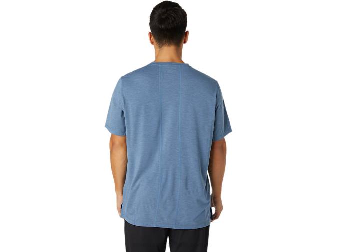 camiseta de manga corta Asics dorai hombre azul tormenta estilo y confort - Image 2