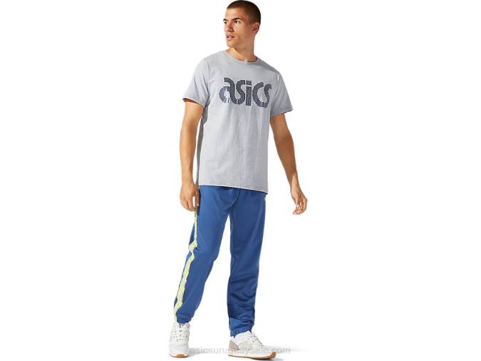 Camiseta de Manga Corta Asics Foil Hombre Gris Piamonte - Image 5
