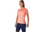 Camiseta de Manga Corta Asics Fujitrail Mujer Papaya Guayaba Energía y Estilo - Image 3