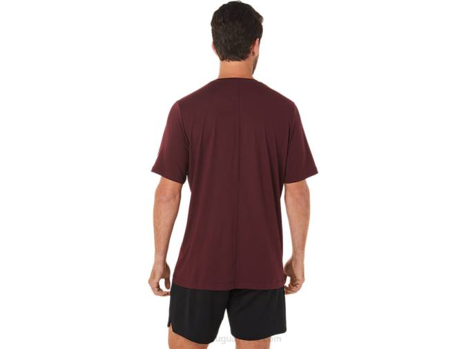 Camiseta de Manga Corta Asics Hthr Tech Hombre Brezo Profundo Marte - Image 2