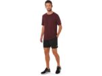 Camiseta de Manga Corta Asics Hthr Tech Hombre Brezo Profundo Marte - Image 4