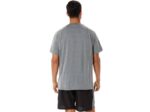 Camiseta de manga corta Asics Lyte hombre gris oscuro estilo moderno - Image 2