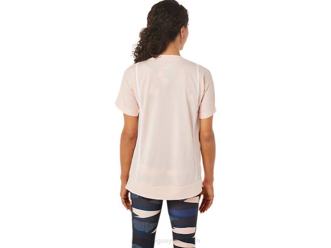 Camiseta de Manga Corta Fuerte 92 Asics Brisa Blanco Brillante - Image 2