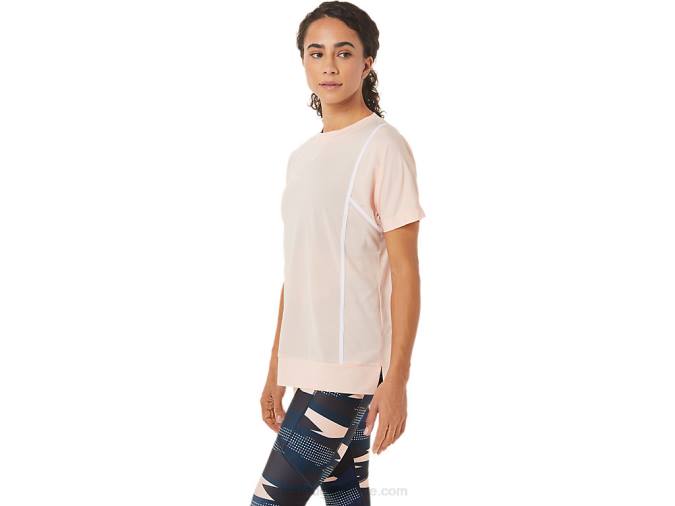 Camiseta de Manga Corta Fuerte 92 Asics Brisa Blanco Brillante - Image 3