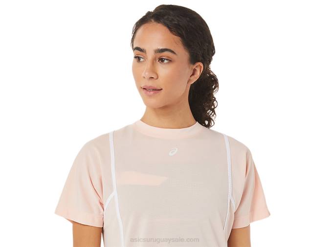 Camiseta de Manga Corta Fuerte 92 Asics Brisa Blanco Brillante - Image 4