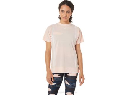 Camiseta de Manga Corta Fuerte 92 Asics Brisa Blanco Brillante