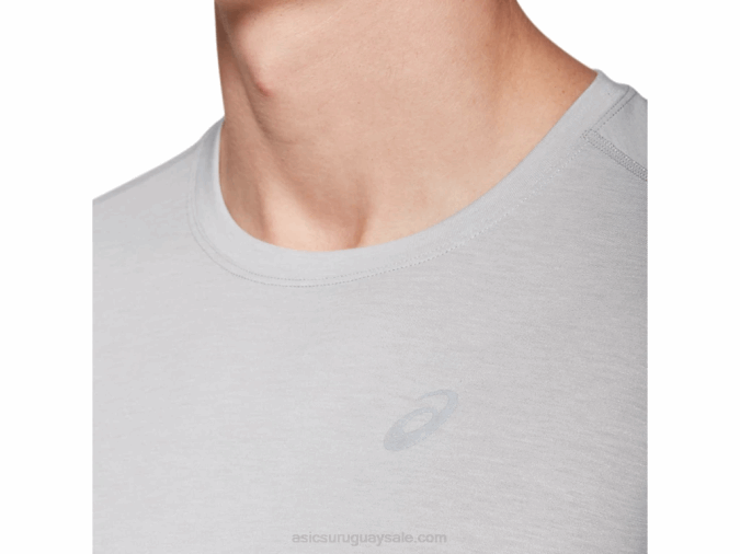 Camiseta de manga larga Asics hombre brezo gris claro estilo y confort - Image 2