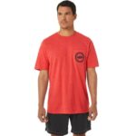 Camiseta de Montaña Asics Brezo Rojo Clásico 1977 Aventura y Estilo