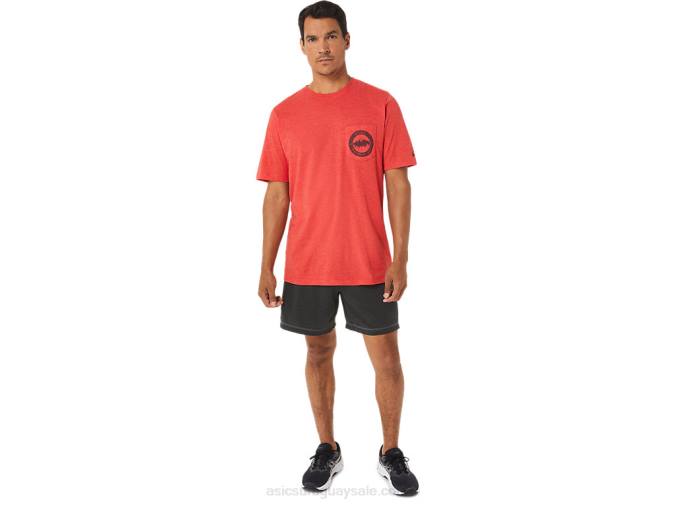 Camiseta de Montaña Asics Brezo Rojo Clásico 1977 Aventura y Estilo - Image 4