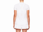 Camiseta de Tenis de Manga Corta Mujer Asics Blanco Brillante Ideal para Entrenamiento - Image 2
